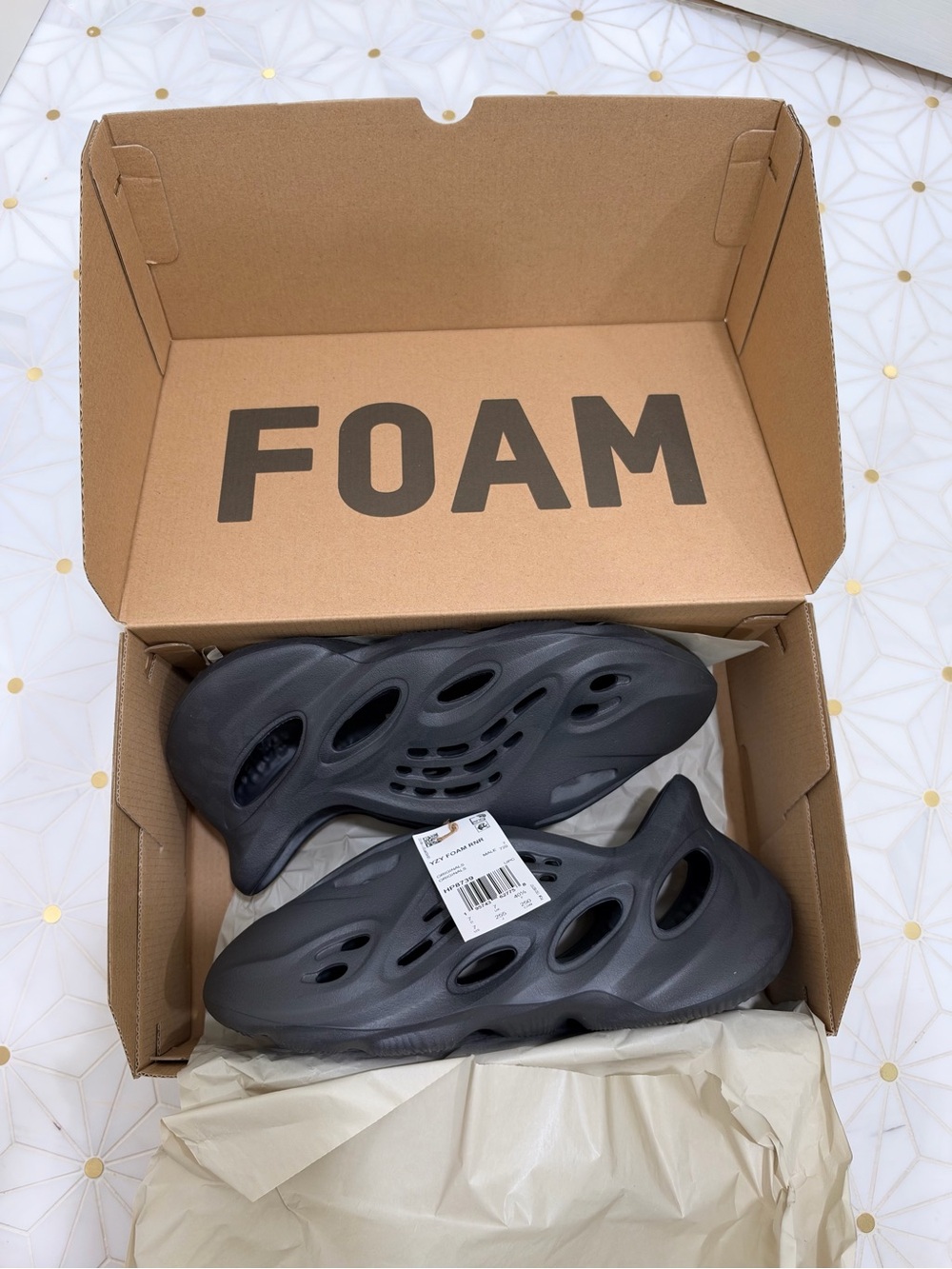 Adidas YZY Foam RNR Slide— Onyx